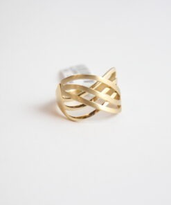 14K ARANY NŐI GYŰRŰ 58-as méret